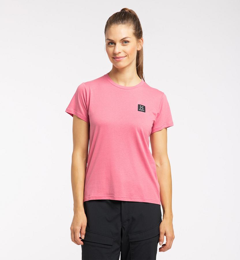 Haglöfs Womens Lyocel T-Shirt Pink New Zealand 83940AOSJ